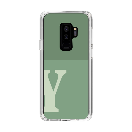 Slim Protection Case［ Original - initial two tone - Y green ］