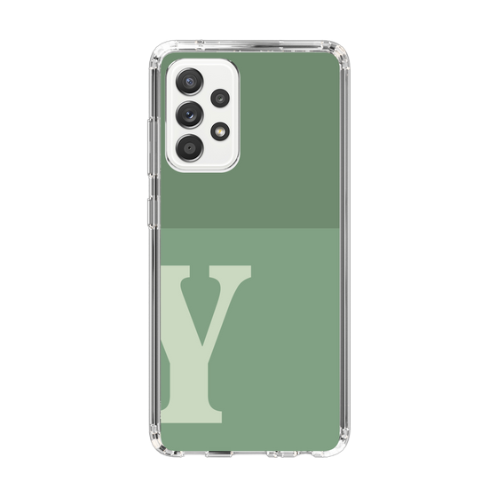 Slim Protection Case［ Original - initial two tone - Y green ］