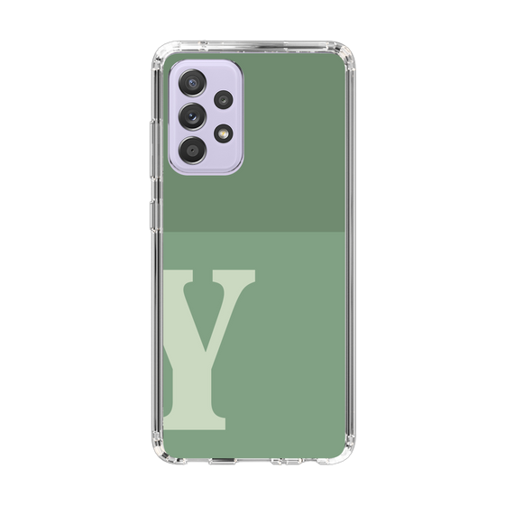 Slim Protection Case［ Original - initial two tone - Y green ］