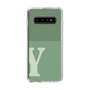 Slim Protection Case［ Original - initial two tone - Y green ］