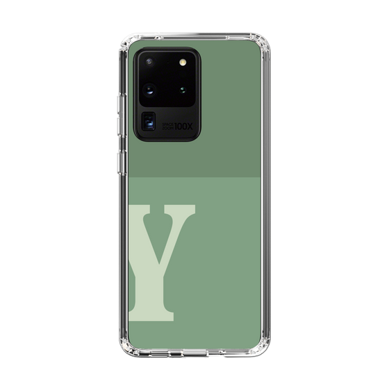 Slim Protection Case［ Original - initial two tone - Y green ］