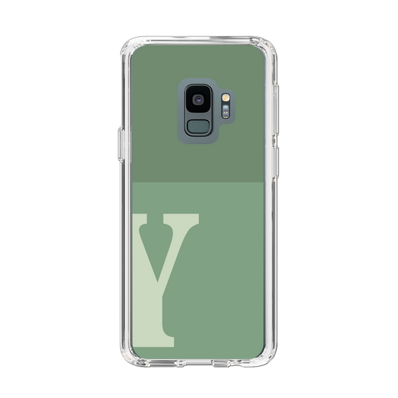 Slim Protection Case［ Original - initial two tone - Y green ］