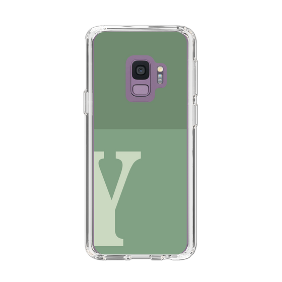 Slim Protection Case［ Original - initial two tone - Y green ］