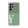 Slim Protection Case［ Original - initial two tone - Y green ］