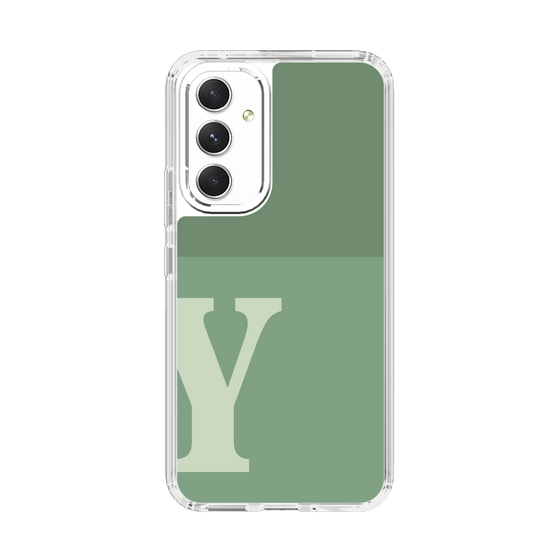Slim Protection Case［ Original - initial two tone - Y green ］