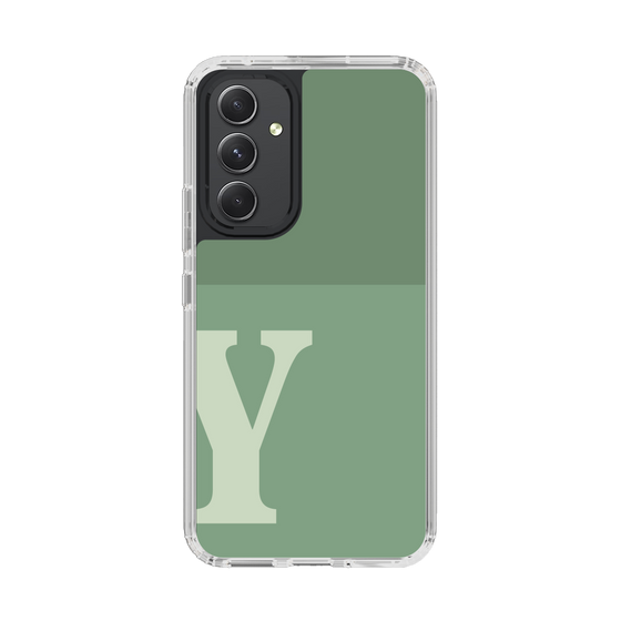 Slim Protection Case［ Original - initial two tone - Y green ］