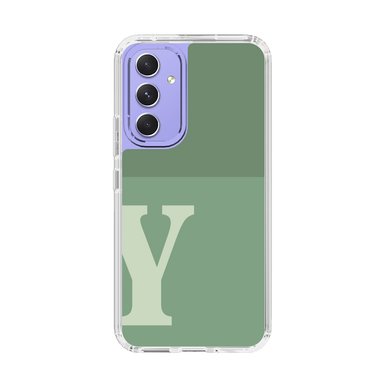 Slim Protection Case［ Original - initial two tone - Y green ］