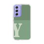Slim Protection Case［ Original - initial two tone - Y green ］