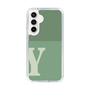 Slim Protection Case［ Original - initial two tone - Y green ］