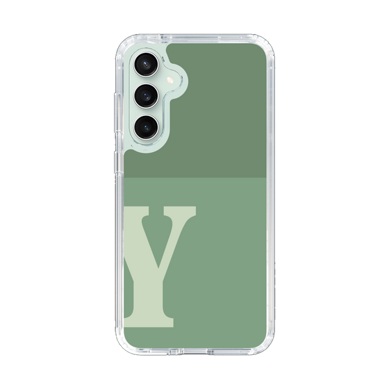 Slim Protection Case［ Original - initial two tone - Y green ］