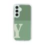 Slim Protection Case［ Original - initial two tone - Y green ］