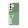 Slim Protection Case［ Original - initial two tone - Y green ］