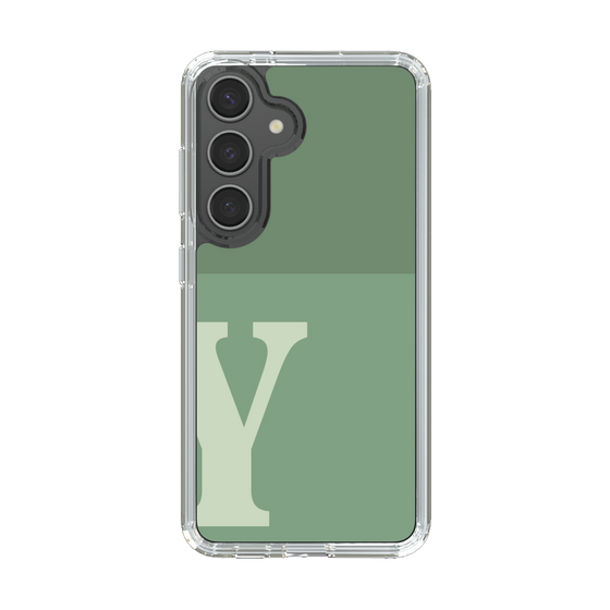 Slim Protection Case［ Original - initial two tone - Y green ］