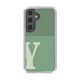 Slim Protection Case［ Original - initial two tone - Y green ］
