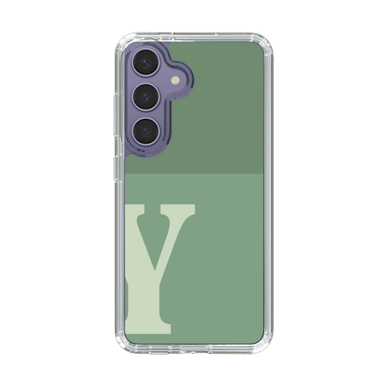 Slim Protection Case［ Original - initial two tone - Y green ］