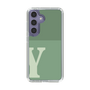 Slim Protection Case［ Original - initial two tone - Y green ］