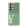 Slim Protection Case［ Original - initial two tone - Y green ］
