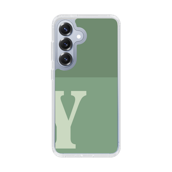 Slim Protection Case［ Original - initial two tone - Y green ］