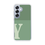 Slim Protection Case［ Original - initial two tone - Y green ］