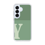 Slim Protection Case［ Original - initial two tone - Y green ］
