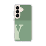 Slim Protection Case［ Original - initial two tone - Y green ］