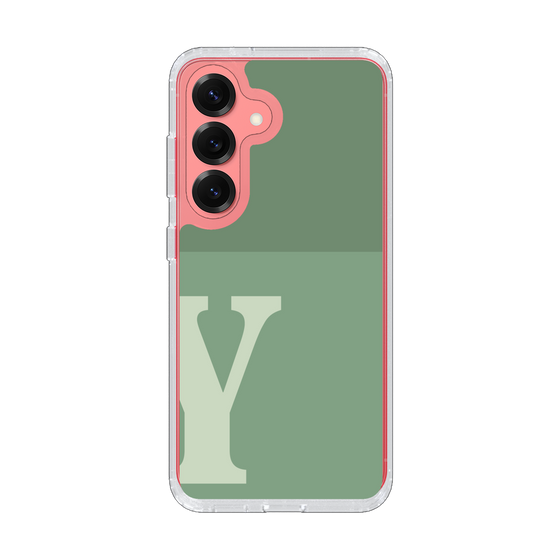 Slim Protection Case［ Original - initial two tone - Y green ］