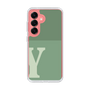 Slim Protection Case［ Original - initial two tone - Y green ］