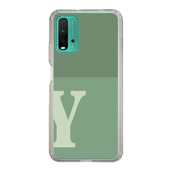 Slim Protection Case［ Original - initial two tone - Y green ］