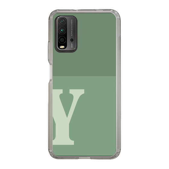 Slim Protection Case［ Original - initial two tone - Y green ］