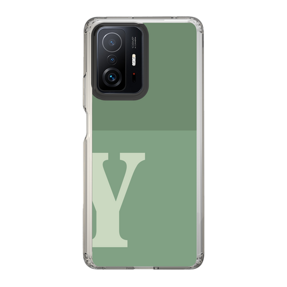 Slim Protection Case［ Original - initial two tone - Y green ］