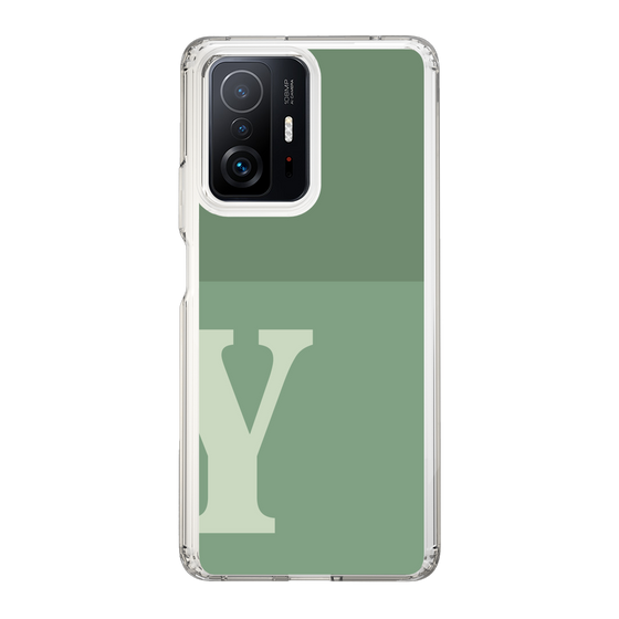 Slim Protection Case［ Original - initial two tone - Y green ］