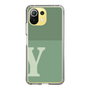 Slim Protection Case［ Original - initial two tone - Y green ］