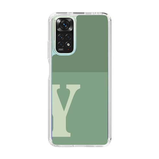 Slim Protection Case［ Original - initial two tone - Y green ］