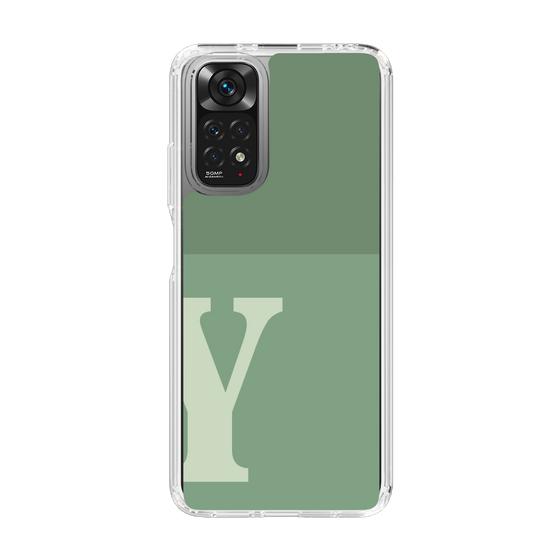 Slim Protection Case［ Original - initial two tone - Y green ］