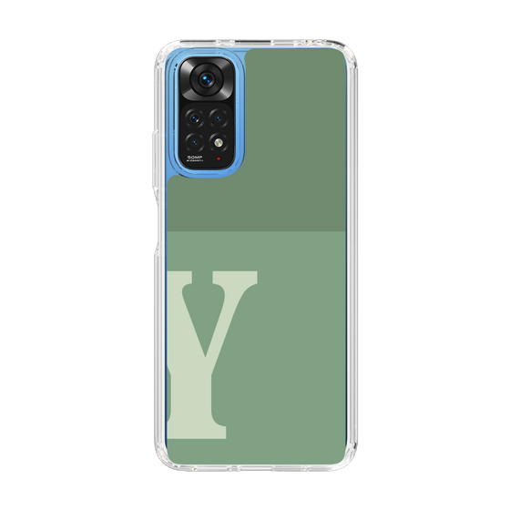 Slim Protection Case［ Original - initial two tone - Y green ］