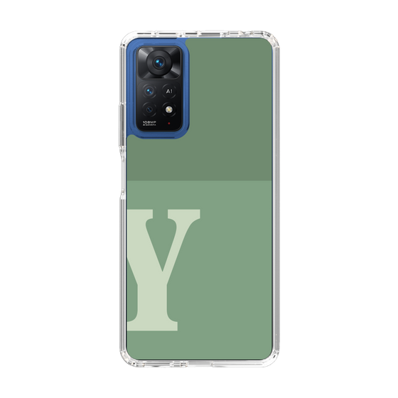 Slim Protection Case［ Original - initial two tone - Y green ］