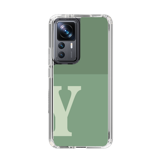 Slim Protection Case［ Original - initial two tone - Y green ］
