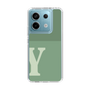 Slim Protection Case［ Original - initial two tone - Y green ］