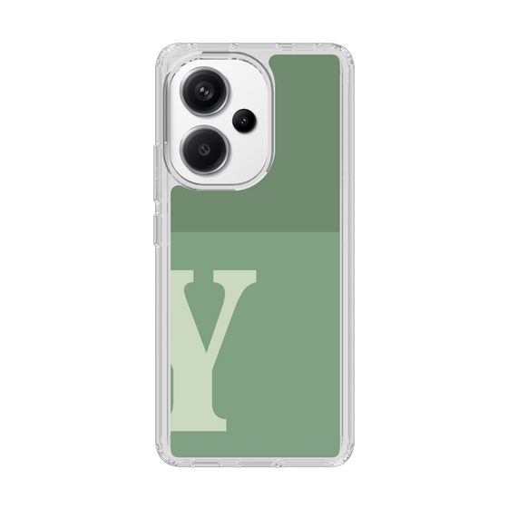 Slim Protection Case［ Original - initial two tone - Y green ］