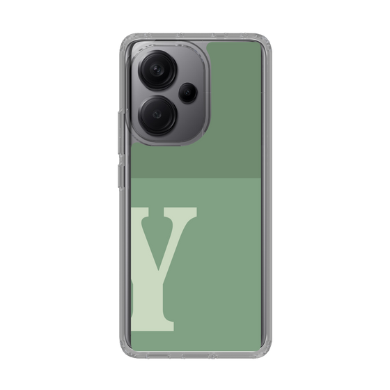 Slim Protection Case［ Original - initial two tone - Y green ］