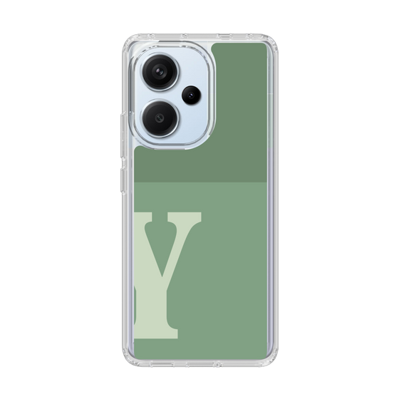 Slim Protection Case［ Original - initial two tone - Y green ］