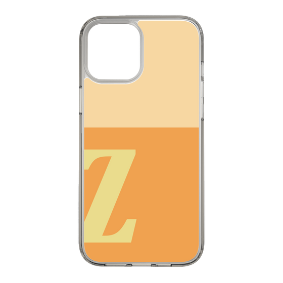 Slim Protection Case［ Original - initial two tone - Z orange ］
