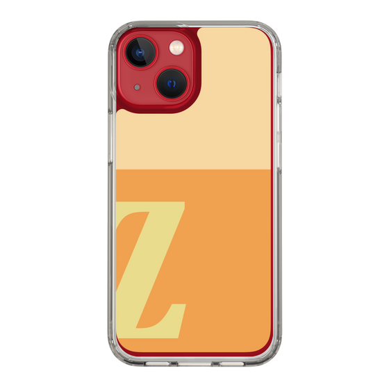 Slim Protection Case［ Original - initial two tone - Z orange ］