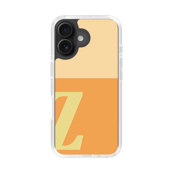 Slim Protection Case［ オリジナル - initial two tone - Z orange ］