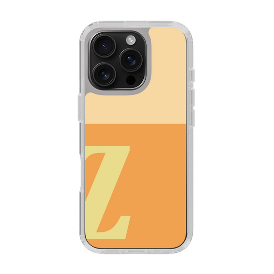 Slim Protection Case［ オリジナル - initial two tone - Z orange ］