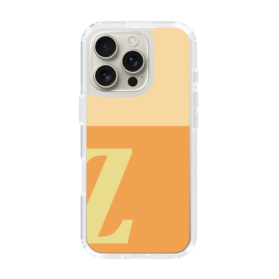 Slim Protection Case［ オリジナル - initial two tone - Z orange ］