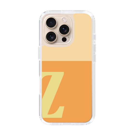 Slim Protection Case［ オリジナル - initial two tone - Z orange ］