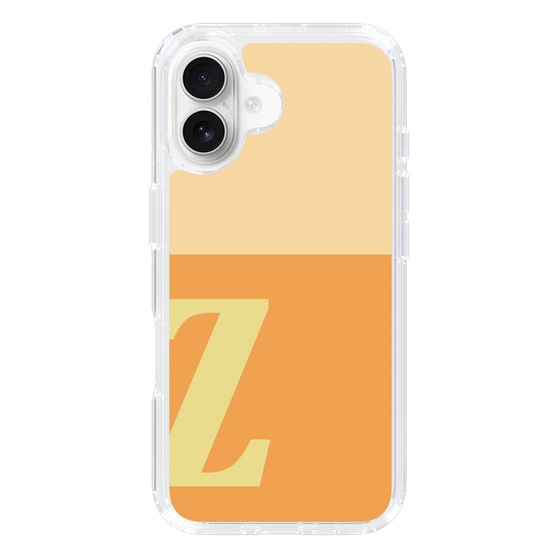 Slim Protection Case［ オリジナル - initial two tone - Z orange ］
