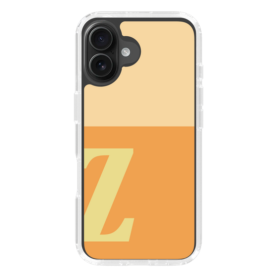 Slim Protection Case［ オリジナル - initial two tone - Z orange ］