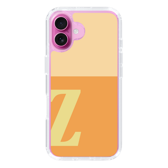 Slim Protection Case［ オリジナル - initial two tone - Z orange ］